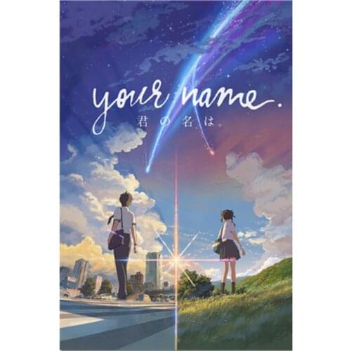 5D DiY Square Round Diamond Painting Set Diamond Embroidery Cross Stitch Comic "Your Name" Movie Poster Handmade Gift WG2188