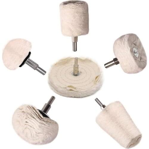 6 Pcs Polishing Wheel, Buffing Wheel Pad Polishing Column for Aluminum Stainless Steel Jewelry