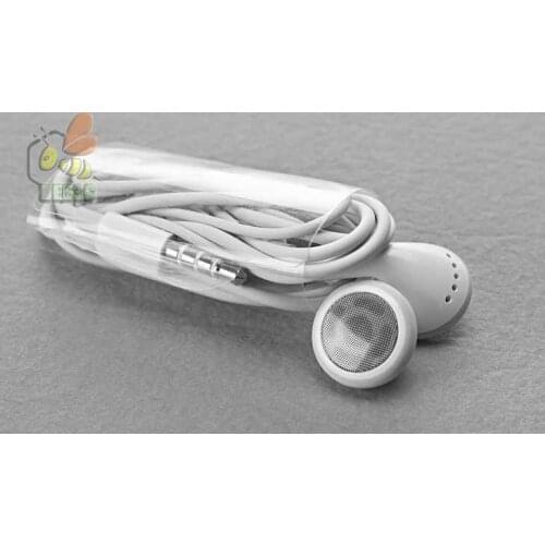 White Earphones in-ear with Mic Handsfree for iPod iPhone 6 5 4 3.5mm earphone good quality cheap fast hot selling 500pcs