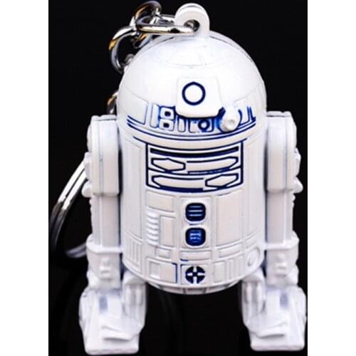 MQCHUN 3D figure Robot R2D2 Pendant Keyrings Key Chain Unisex Car Key Keychains Chaveiro Jewelry Accessories-50
