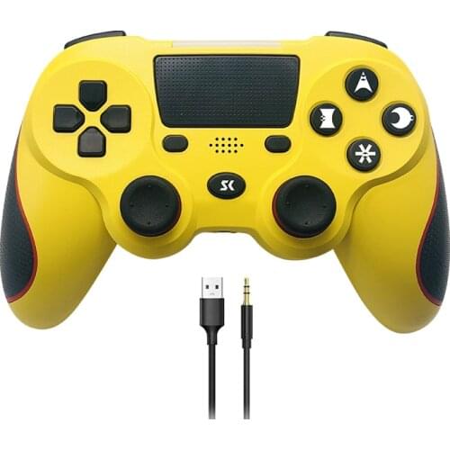 K ISHAKO Play 4 Gamepad Remote Controle Comando Joystick PS4 For Sony Dualshock Supports Dual Vibration 3.5mm Audio Jack