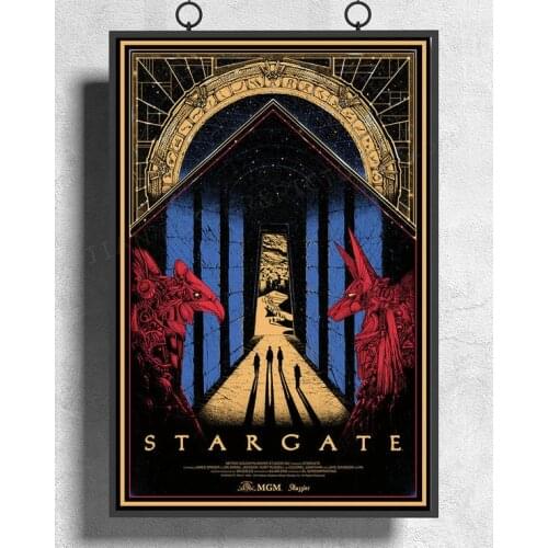 H112 Star Gate Classic 1994 Movie Space Wall Sticker Silk Poster Art Home Decoration