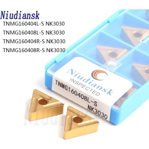 TNMG160404L-S TNMG160408L-S TNMG160404R-S TNMG160408R-S NK3030 Carbide Insert CNC Lathe Tools Turning Inserts Steel Turning Tool