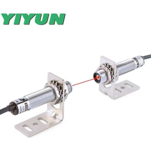 Laser counter photoelectric switch E3F-20C1 infrared ray proximity sensing 20 m visible light sensor