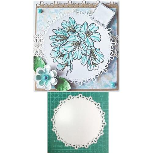 Craft dies Metal cutting dies cut die mold flower circle frame decoration Scrapbook dies knife mould blade punch stencils dies