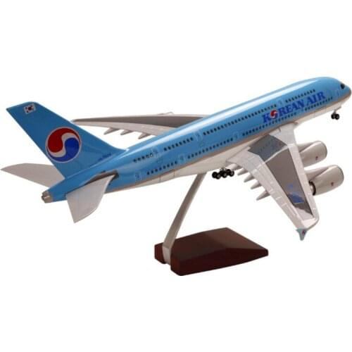 A380 Civil Aircraft Simulation Model 45cm Length 1:160 Scale for Plane Ornaments Collection or Airshow