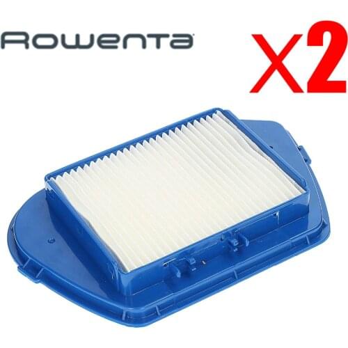 2Pcs Vacuum cleaner accessories kit parts Hepa dust filters For Rowenta ro53 Compacteo Ergo Cyclone-zr005501 Zyklon ZR005501