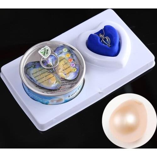 Natural Oyster Wish Freshwater Pearl Necklace Love Pearl Necklace Pendant Set Women Fashion Jewelry Mysterious Surprise Gift