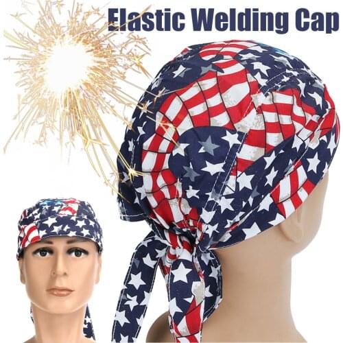 NEW Elastic Welding Hat Sweat Absorption Welders Welding Protective Hat Cap Flame Resistant Head Full Protection Hoods