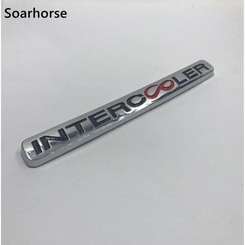 New Style Intercooler Logo Decal For Toyota HILUX 3D Chrome Emblem Badge Nameplate Sticker