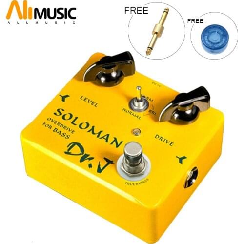 DR.J by JOYO SOLOMAN OVERDRIVE for BASS Pedal D52 Effect Pedal+Free Connector