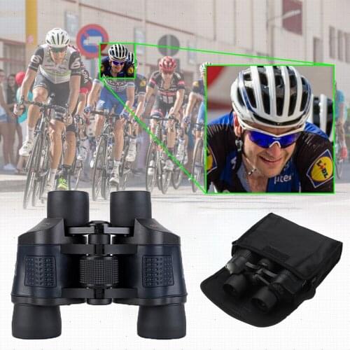 Portable Hiking 60x60 Binoculars High Clear Weak Light Night-vision Telescope for Outdoor Camping Equipment Survival Kit