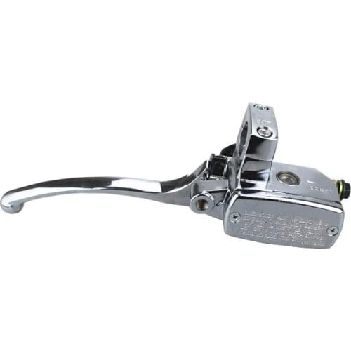 1 Pcs Motorcycle Chrome Master Brake Cylinder Lever 1" 25mm Handlebar For Yamaha Kawasaki Suzuki Ducati KTN