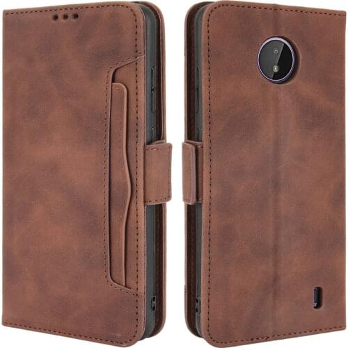 Removable Card Slot Flip Case for Nokia C20 2021 Luxury Shell 360 Protect Leather Wallet Funda Nokia C10 C 20 10 C30 Book Cover