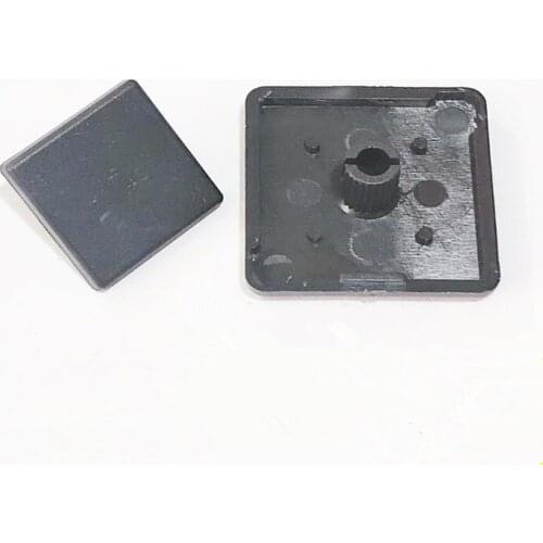 LINK CNC Plastic end cap cover plate black for EU aluminum profile prat 4040 face nylon rubber workbench 10pcs