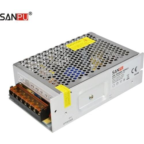 SANPU SMPS 250w 24v LED Power Supply 10a Constant Voltage Switch Driver 220v 230v ac/dc Lighting Transformer Indoor Use No Fan
