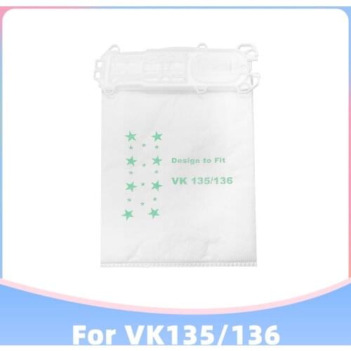 10 Pcs High efficiency Spare Dust Bags for Vorwerk Kobold VK135 /136 Vacuum Cleaner Upgraded Materials Lightweight and Reliable