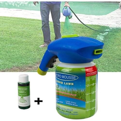 2pcs/Set Household Seeding System Liquid Spray Seed Lawn Care Grass Shot Watering Can