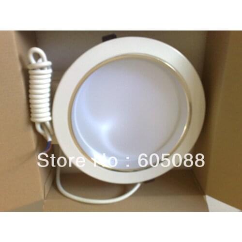 8" round 8w led recessed downlight die-cast aluminium shell easy to install good for heat dissipation 10pcs/lot,free shipping