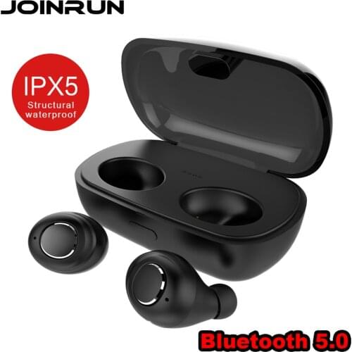 Joinrun TWS Bluetooth 5.0 In-Ear Wireless Mini Bluetooth Earphone Waterproof Sports Smart Connection Headset With Charging Box