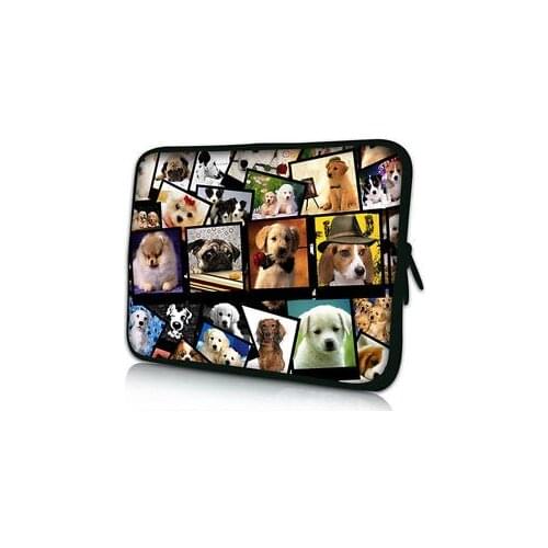 Dogs Soft Sleeve 11.6 12 13.3 14 15 15.6 Laptop Sleeve Bag Notebook case Pouch Cover For Macbook Air Pro Retina 11 13 15 inch