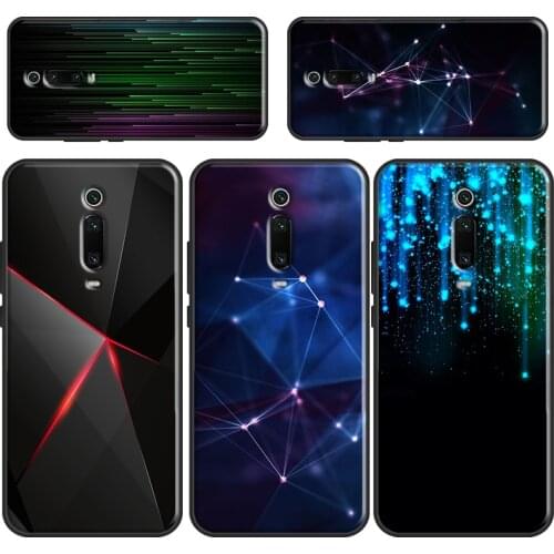 Lines Point Light Phone Case For Xiaomi Mi 11 Ultra 9 10 Lite A3 9T 10T Pro Cover For POCO X3 F3 F2 M3 Pro