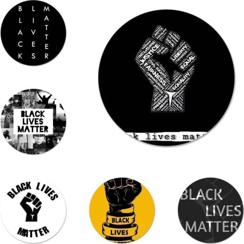 Black Lives Matter Badge Brooch Pin Accessories For Clothes Backpack Decoration gift