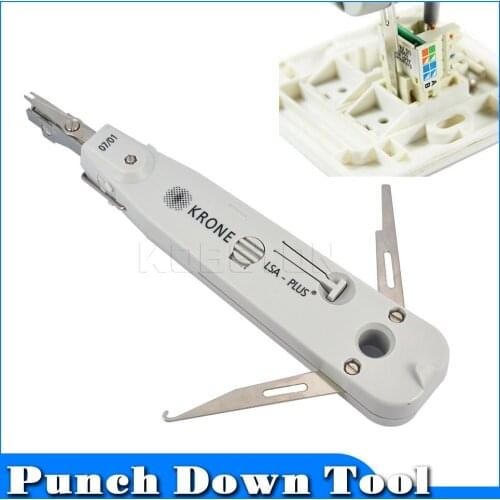 1pc KRONE LSA-Plus Tool with Sensor Ethernet Network Patch Panel Faceplate Punch Down Tool RJ11 RJ45 Cat5 Networking Tools