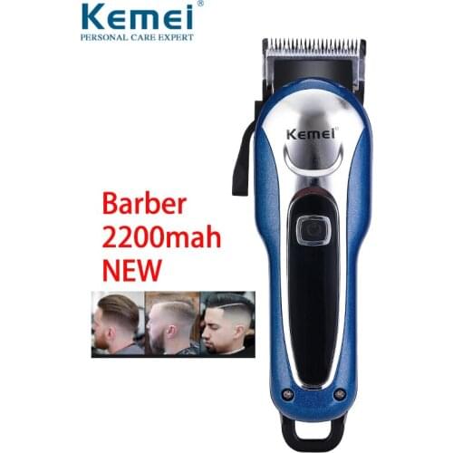 Kemei Barber Powerful Hair Clipper LED Professional Hair Trimmer for Men Electric Cutter Hair Cutting Machine Haircut Salon Tool