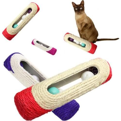 Sisal Scratch Mat Rolling Sisal Toys Cat Kitten Climbing Furniture Carpet Protector Pad Board Pet for Home Cat Supplies