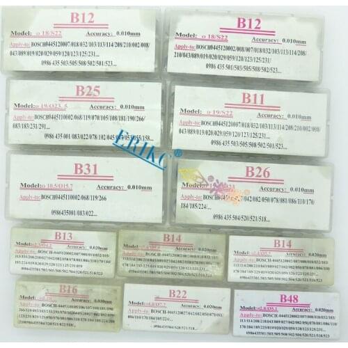 Liseron ERIKC adjustment shim measurement, bOS/ch adjusting shim set, CR injector adjustment shims 600 PCS