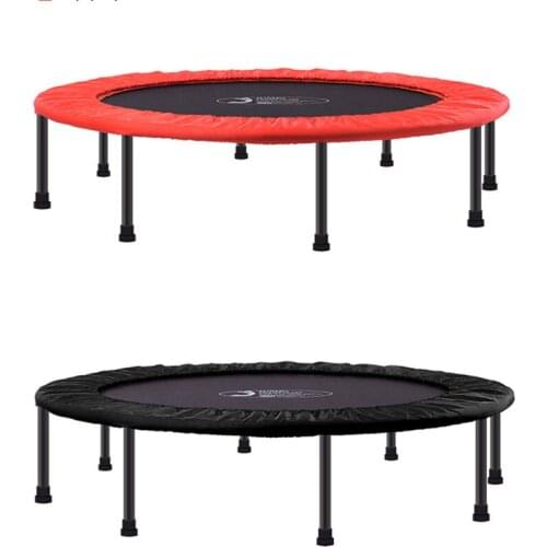 Fashion 48 Inch Foldable Portable Round Mute Professional Fitness Trampoline Adult Gym Sport Trampoline Fitness Equipment 2Color