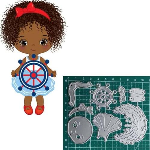 Girl New Christmas Cutting Dies Metal Vintage Scrapbook Album Die Cuts For Paper Crafting