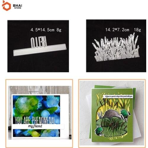 New Design Letter Lace Metal Cutting Dies Cut Decoration Scrapbook Paper Card Embossing Christmas Decor Craft Dies 2021