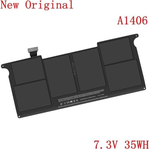New Original A1406 Laptop replace Li-ion Battery for Apple MacBook Air 11" A1370 Mid 2011 & A1465 2012-2015 A1369 A1405 7.3v 35W