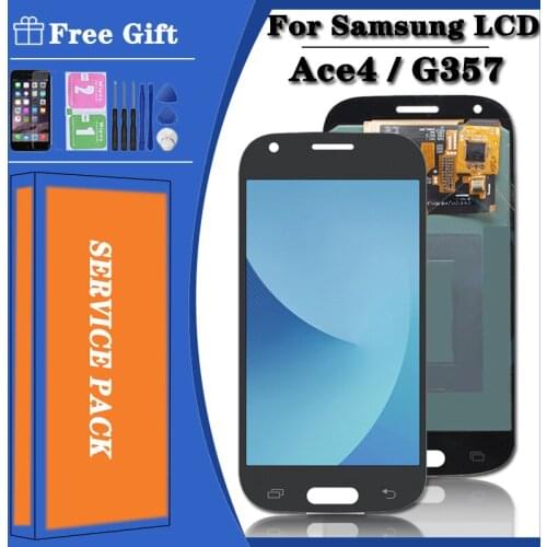 Original 4.3'' G357 LCD for Samsung Galaxy Ace4 Ace 4 LCD Display Touch Screen Digitizer Assembly For Samsung G357 G357FZ