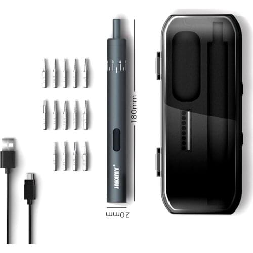 Portable Electric Screwdriver handle High Precision Electric Screwdriver Set 18 In 1 With 14 Driver Bit And Ratchet Wrench