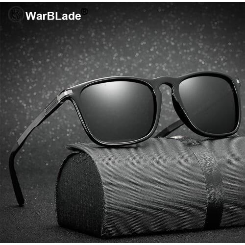 WarBLade Brand Ladies Polarized Sunglasses Women Square UV400 Sun Glasses Vintage Retro Black Shades Small Face Eyewear 7034