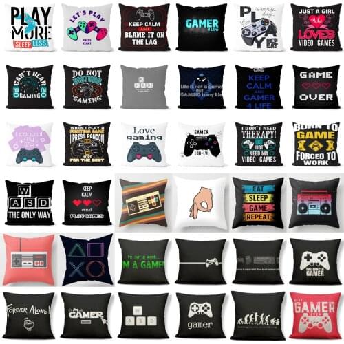 Super Hot Game Fans Video Gamepads Cushion Cases Retro Games Decorative Pillows Case Livingroom Sofa Couch Bed Car Throw Pillows