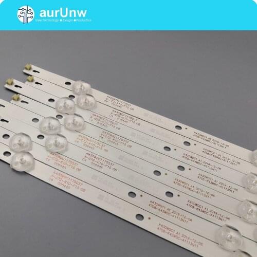 LED Backlight strip 3 lamp for 4708-K430WDC-A3113N11 A1113N11 K430WDC1 L43E6800 43HFF5952/T3 43L1600C 43bdl4012n/62