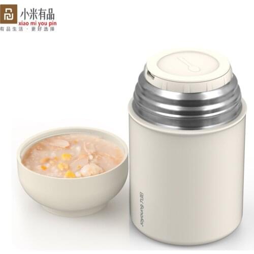 800ml Insulated Cup Vacuum Flasks Thermoses Lunch Thermo Heated Food Braised With Containers Thermo Pot From xiaomiyoupin