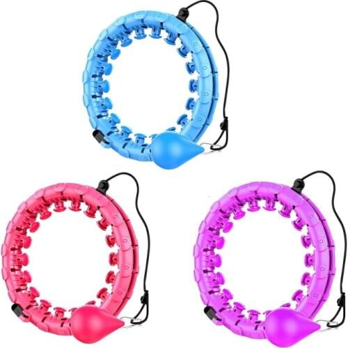 U2JD Weighted Fitness Ring for Adults & Kids Beginners Exercising 2 in 1 Abdomen Fitness Weight Loss Massage 360