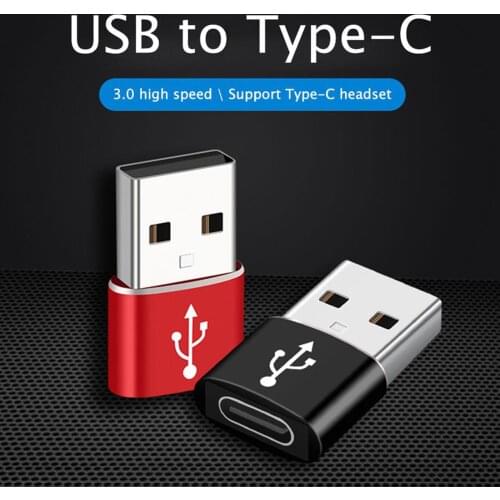 Usb To Type C Adapter Female To Usb Male Portable Multifunction 2-in-1 Adapter For Charger Data Transfer