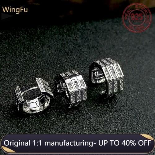 S925 sterling silver women silver inlaid zircon drop earrings silver ear clip fashion banquet monaco jewelry