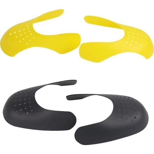 1 Pair Anti Crease Wrinkled Fold Shoe Support Stretcher Shoes Shield PE and TPR Practical Comfortable Soft for Sneaker