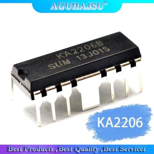 10PCS KA2206 KA2206B audio amplifier chip DIP-12 new original