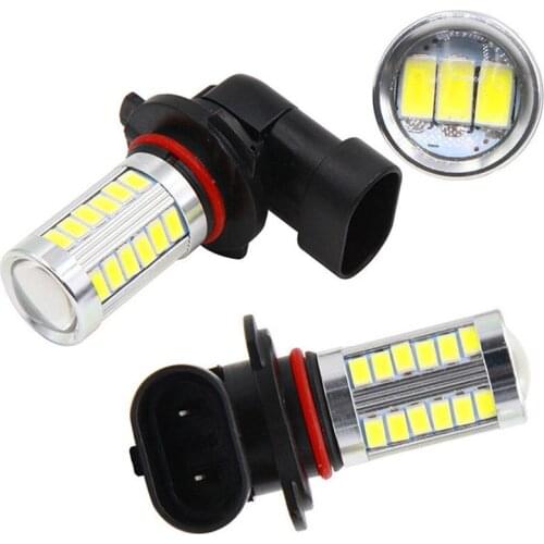 2PCS 9005 9006 LED Bulbs Fog Lights 5630 33SMD Tail Lamp Car Light Parking 12V