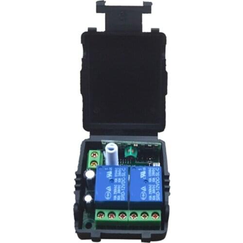 2021 New Rf Transmitter 433mhz Remote Control Wireless Remote Control Switch 433mhz DC 12v 2ch Relay Receiver Module