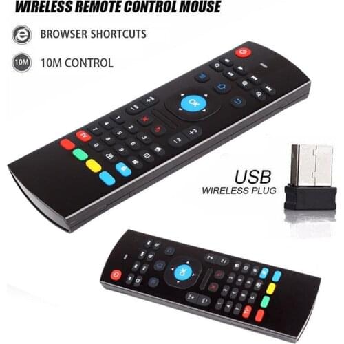 2.4G RF Wireless Keyboard For X96 Tx3 Mini A95X H96 Pro Android TV Box MX3 MX3-L Backlit Air Mouse T3 Smart Remote Control