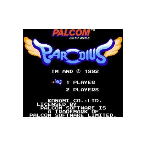 Big Sale Parodius Region Free 8 Bit Game Card For 72 Pin Video Game Player